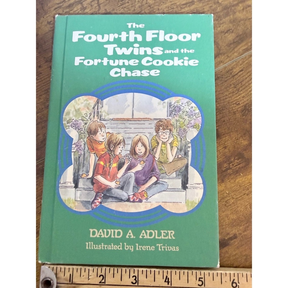David A. Adler Fourth Floor Twins Fortune Cookie Chase Book 1985 Vintage Mystery